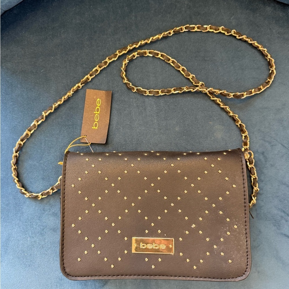 Bebe Betty Small Studded Crossbody Bag NWT